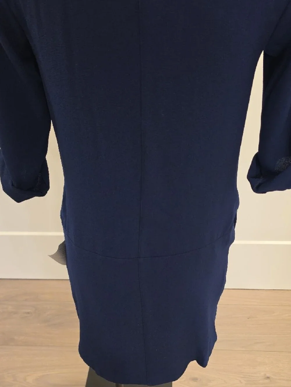 Lush women’s Navy V-Neck Shift Mini Dress size XS new with tags